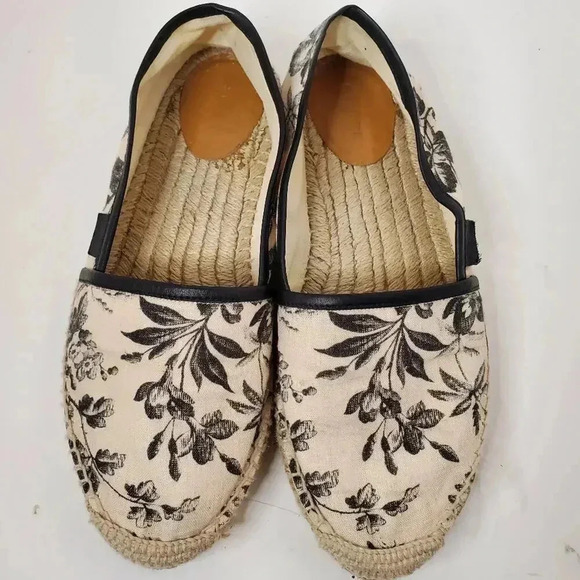 Gucci Canvas Floral Print Espadrille 39 - Picture 12 of 13